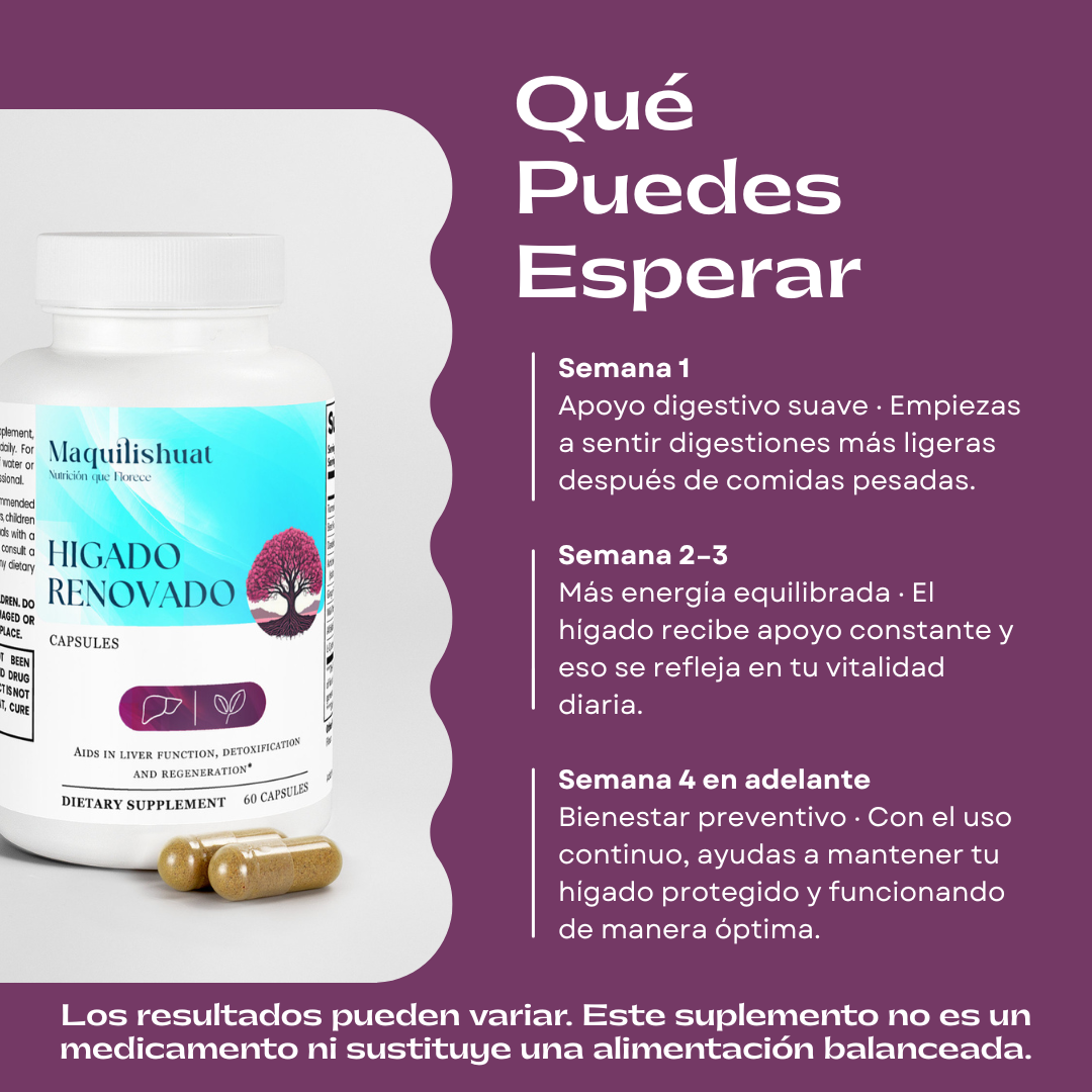 HIGADO RENOVADO Vitamina para el hígado