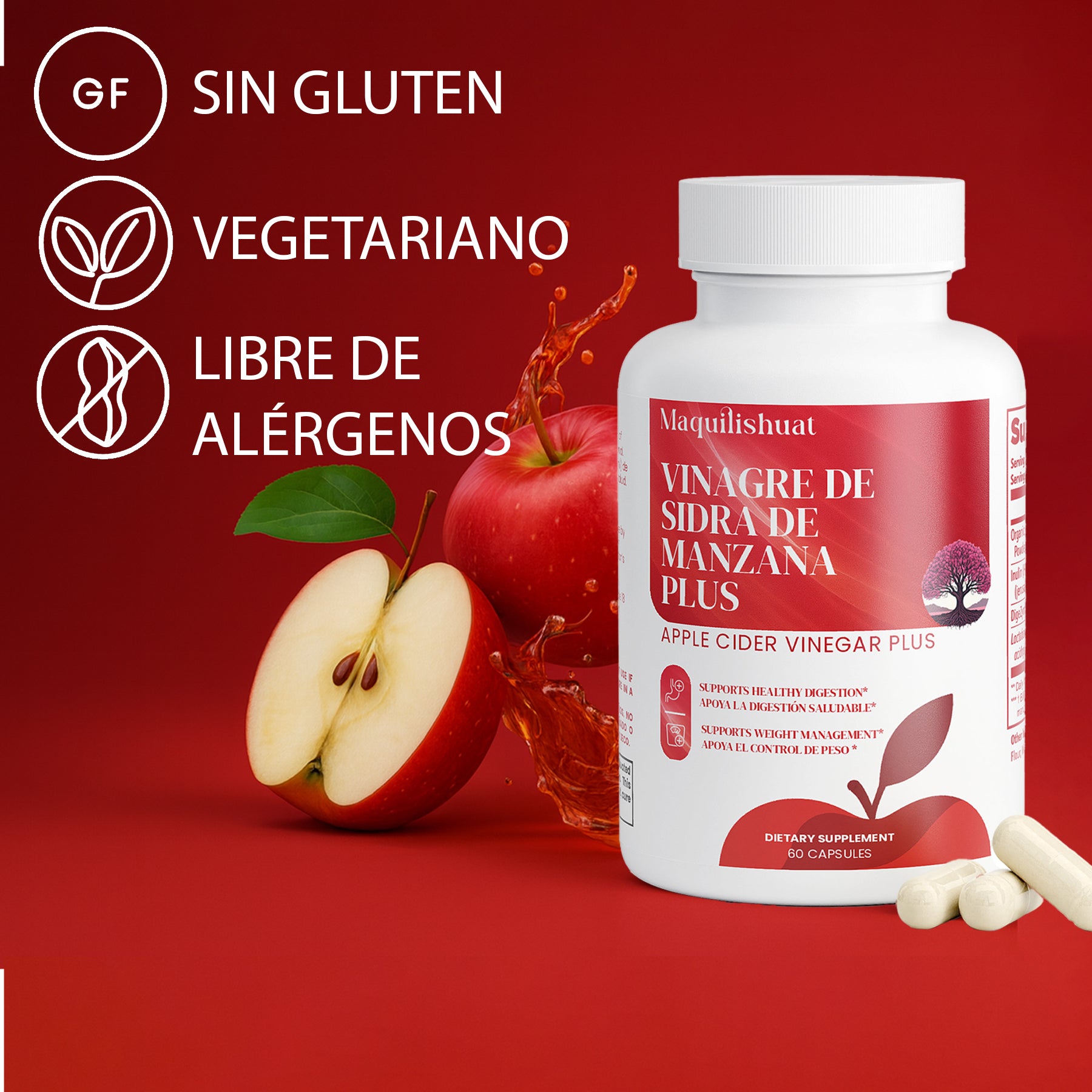 Vinagre de Sidra de Manzana Plus