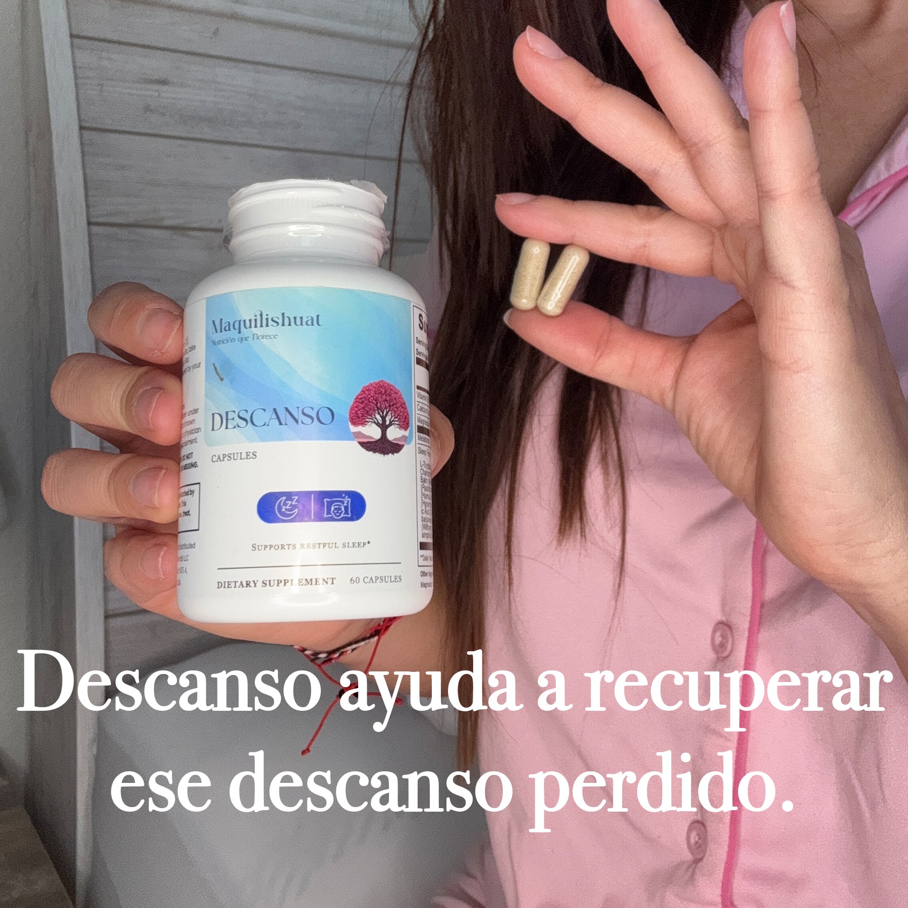 DESCANSO Suplemento Natural Para Conciliar El Sueño y Dormir Mejor